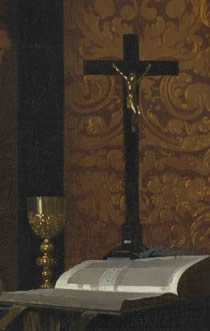 Allegory of Faith (detail), Johannes Vermeer