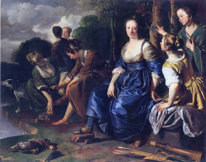 Daina and her Nymphs, Jacob van Loo