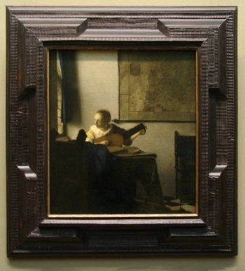 Woman with a Lutel, Johannes Vermeer