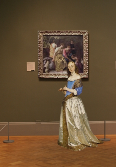 Johannes Vermeer's Diana and her Companions in scale