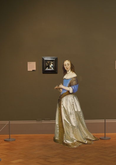 Girl with a Flute by Johannes Vermeer in scale
