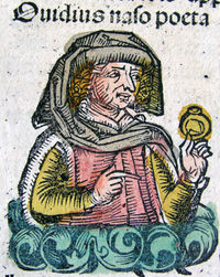 Ovid as imagined in the Nuremberg Chronicle, 1493