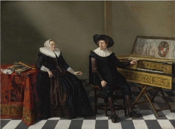 Husband and Wife of the Lossy de Warine Family, Gerrit Donck