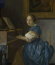 A Lady Seated at a Virginal, Johannes Vermeer
