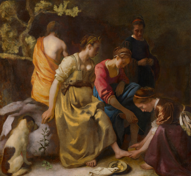 Diana and her Companions, Johannes Vermeer