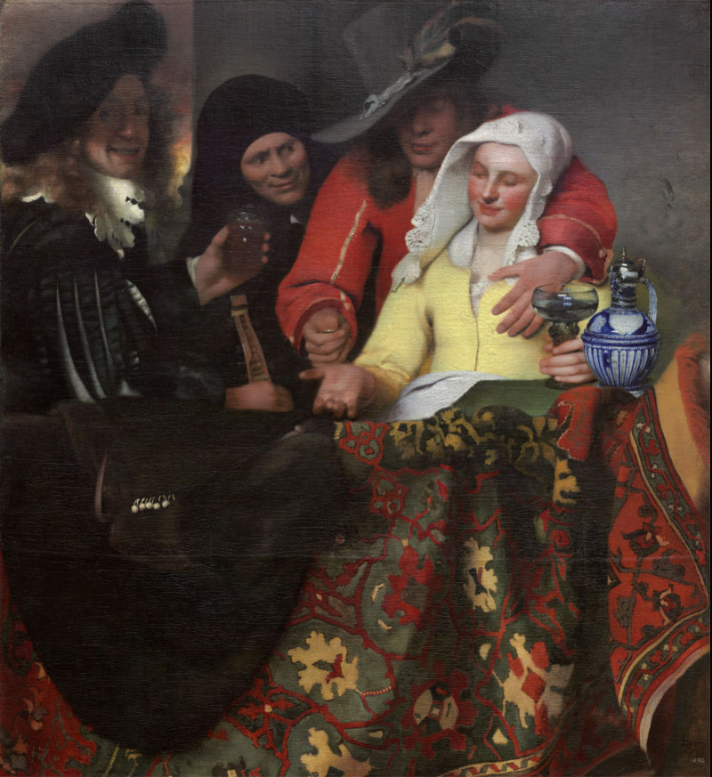 The procuress, Johannes Vermeer