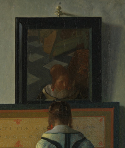 The Music Lesson (detail), Johannes Vermeer
