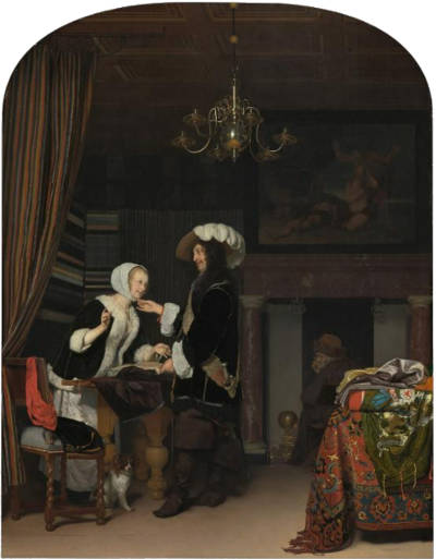 Cloth Shop, Frans van Mieris