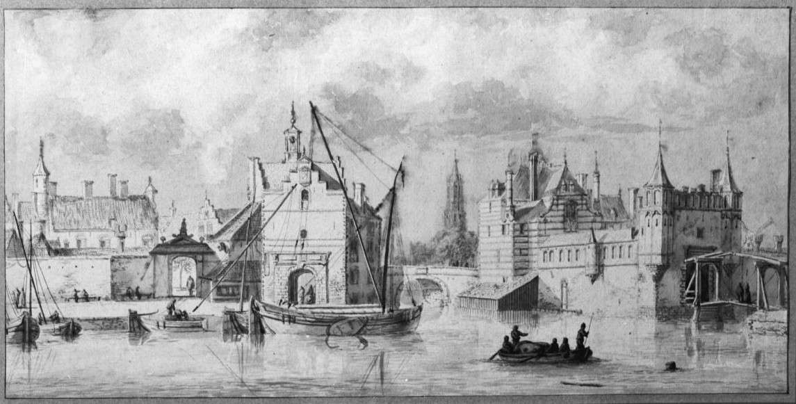 View of Delft with Schiedam and Rotterdam Gates