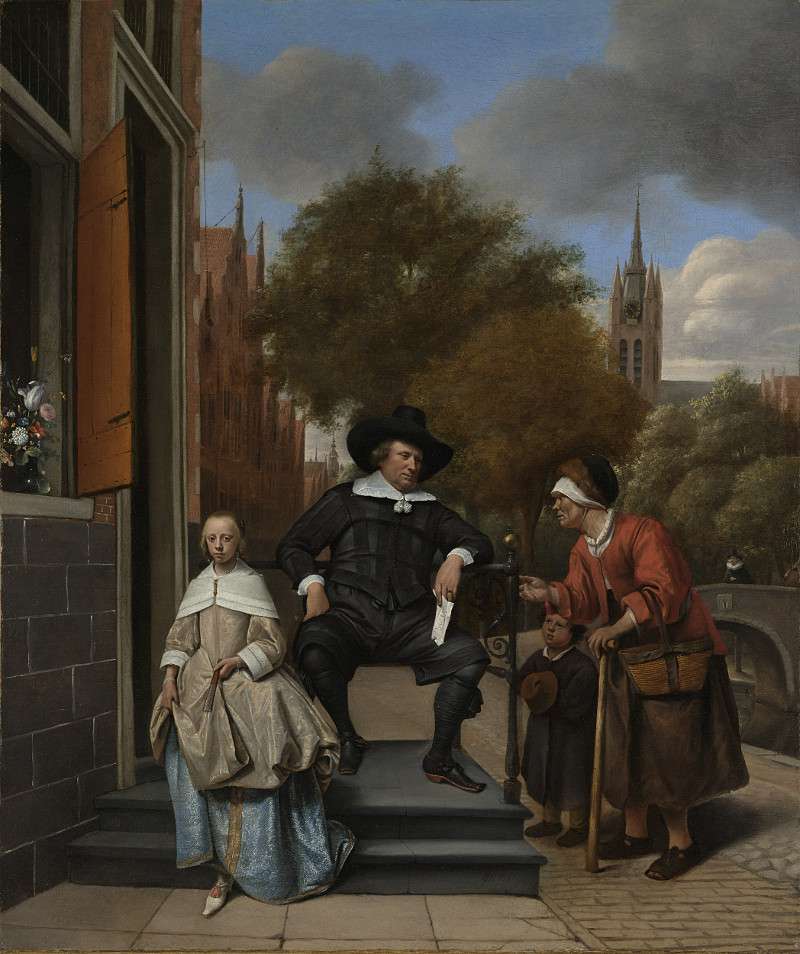 A Mayor of Delft and his Daughter, Jan Steen