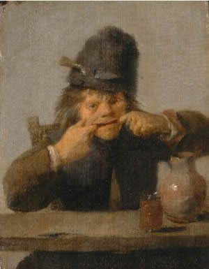 Youth Making a Face, Adriaen Brouwer