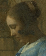 WOman in Blue Reading a Letter, Johannes Vermeer