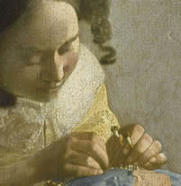 The Lacemaker, by Johanns Vermeer