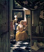 The Love letter, Johannes Vermeer