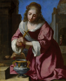 Saint praxedis, Johannes Vermeer