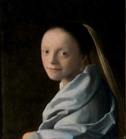 Study of  a Young Girl, Johannes Vermeer