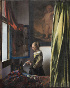 Girl Reading a Letter by an Open Window, Johannes Vermeer