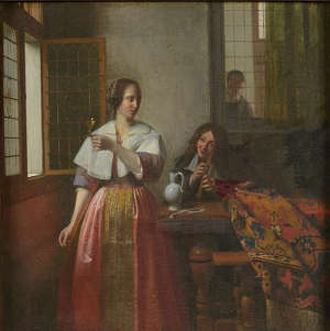 unknown Dutch painting, by Vermeer?