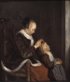 Gerrit ter Borch, Mother Combing the Hair of Her Child