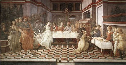 Herod's Banquet, Filippo Lippi
