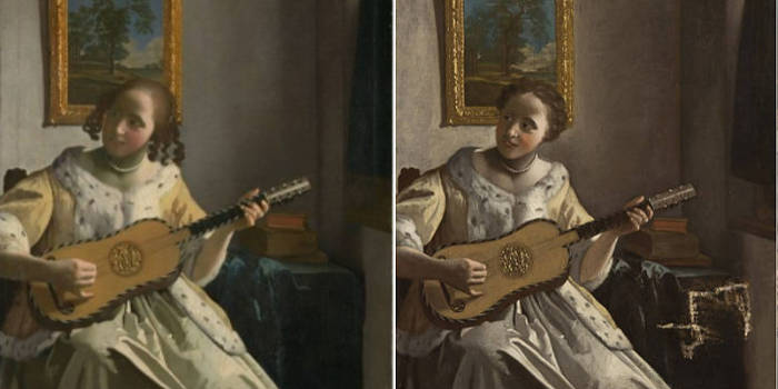 Two Guitar Players side by side