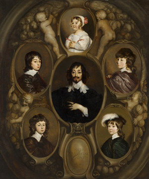 Portrait of Constantijn Huygens and His Five Children 