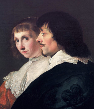 Constantijn Huygens and his Wife, Susanna van Baerle, Van Campen