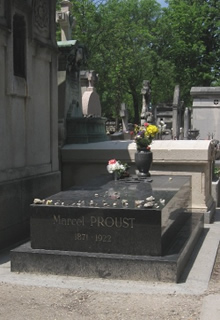 The tomb of Marcel Proust