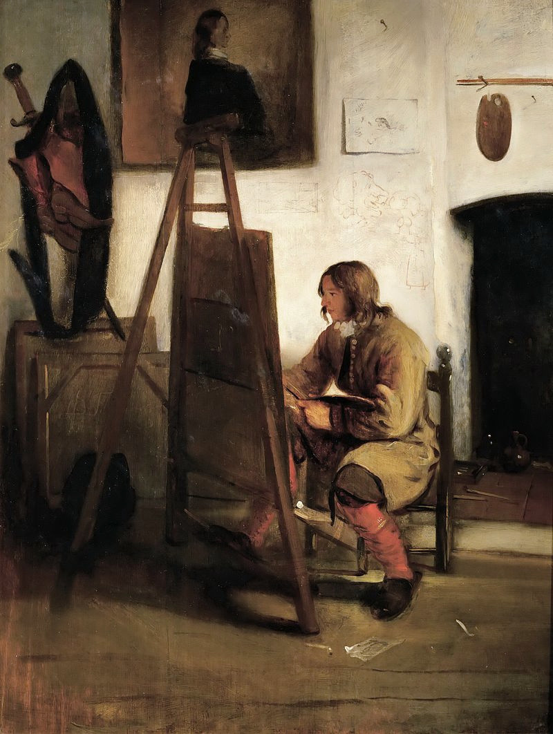 Barent Fabritius, A Painter at his Easel