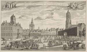 A View of the Delft Market Square