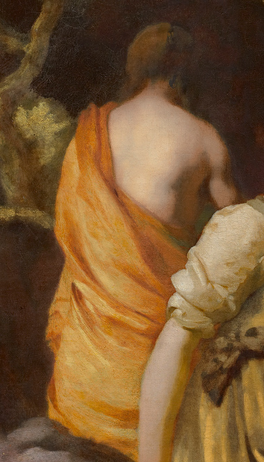 Diana and her Companions (detail), Johannes Vermeer