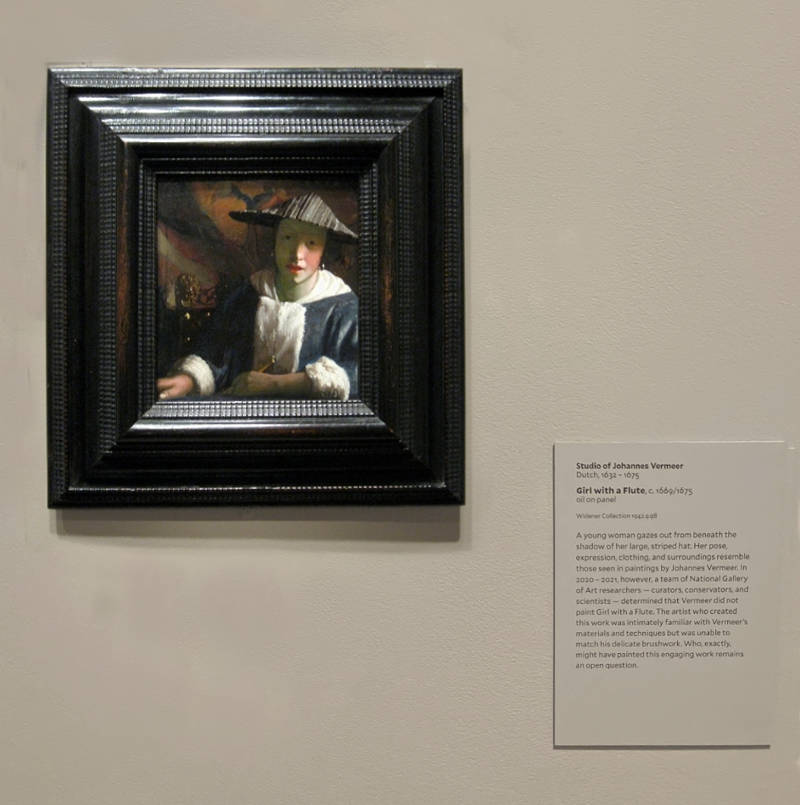 Girl with a Flute, Johannes Vermeer