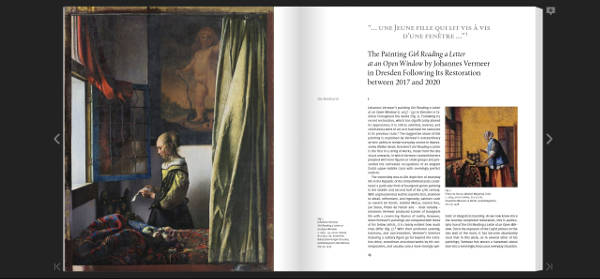 Johannes Vermeer. Girl Reading a Letter at an Open Window: Restoration and Studies in Painting Technique