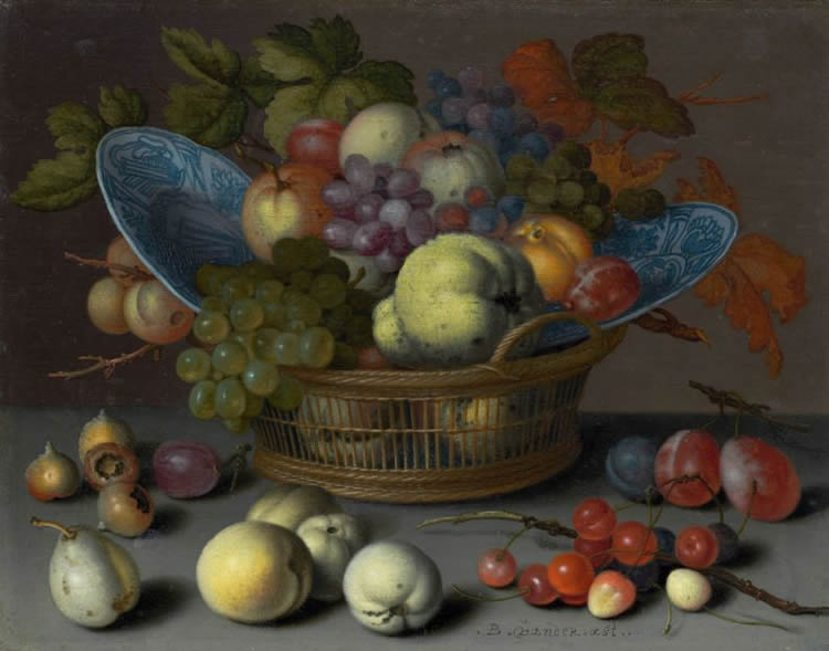 Basket of Fruits, Balthasar van der Ast