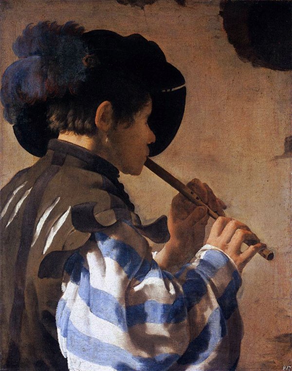 Flute Player, hendrick ter Brugghen