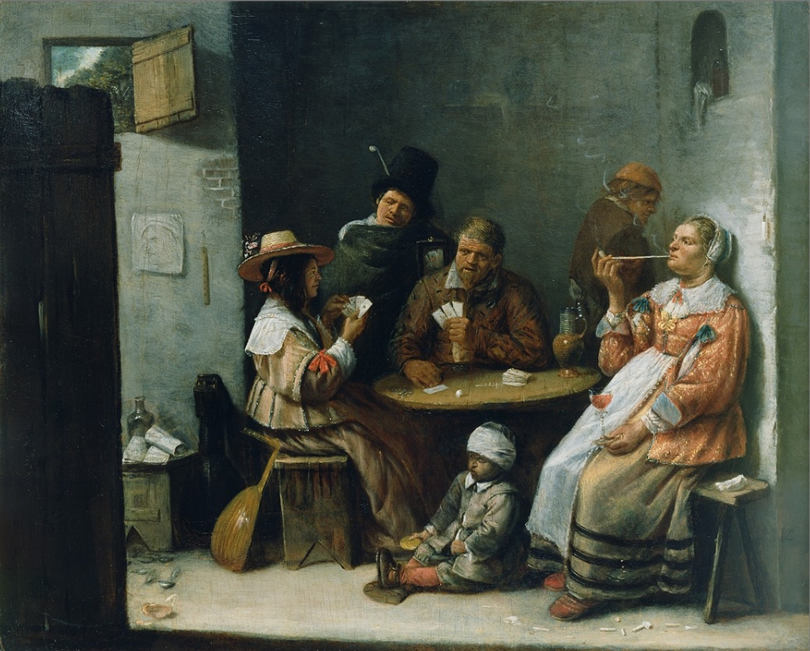 Josse van Craesbeeck, The  Cardplayers