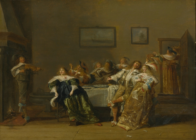 Dirck Hals, Elegant Company in an Interior