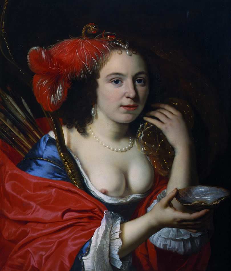 Bartholomeus van der Helst, Portrait of Anna du Pire as Granida