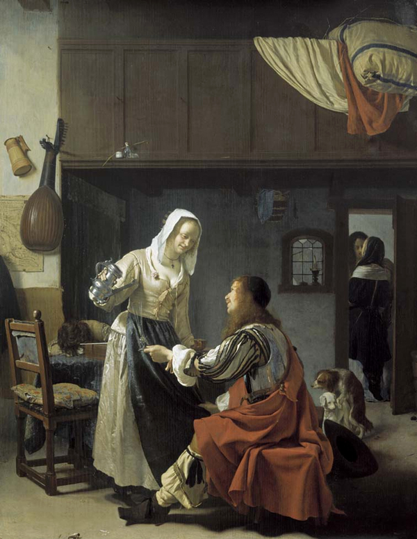 Brothel Scene, Frans van Mieris