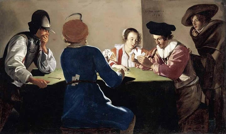 Jacob van Oost I,  Card-Sharpers