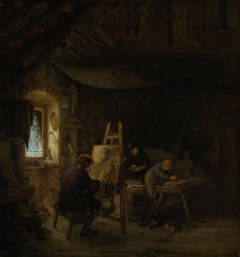 Adriaen Jansz. van Ostade, The Painter's Studio