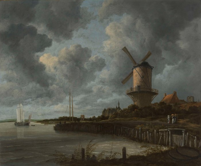 The Mill at Wijk-bij-Duurstede,  Jacob van Ruisdael