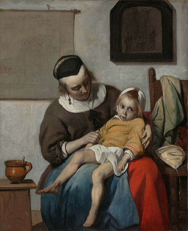 The Sick Child, Gabriel Metsu