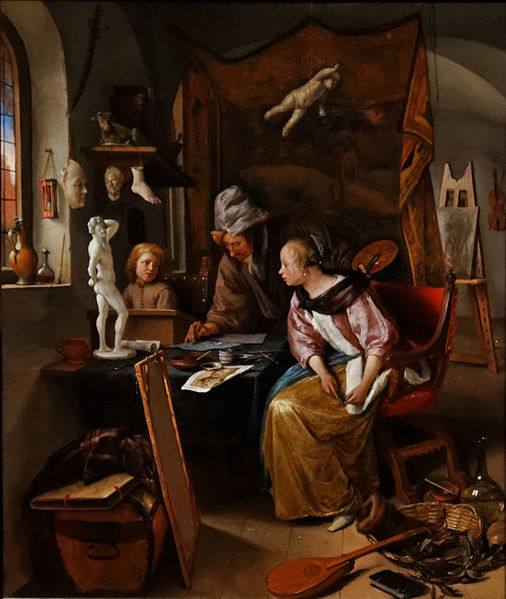 Jan Steen, The Drawing Lesson