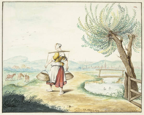 The Milkmaid, Gesina ter Borch