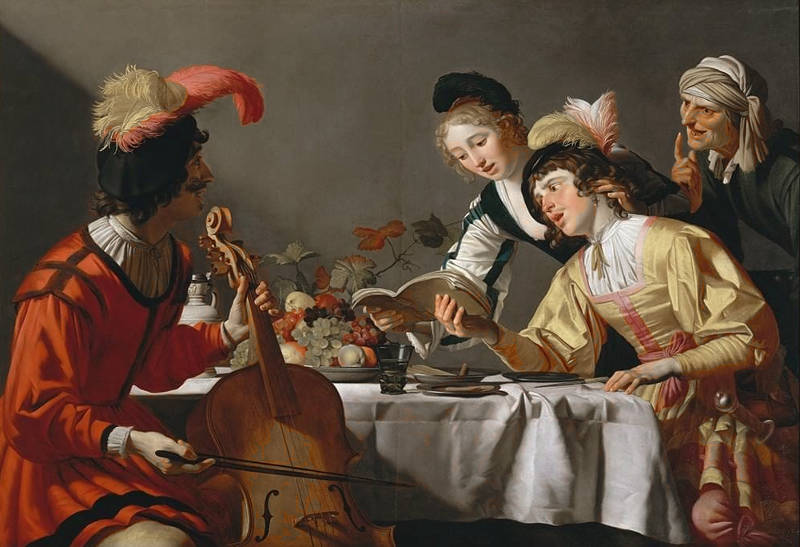 The Concert, Gerrit van Honthorst