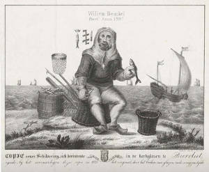 Willem Beukelszoon, Inventor of Herring Gibbing, c. 1380, Hilmar Johannes Backer