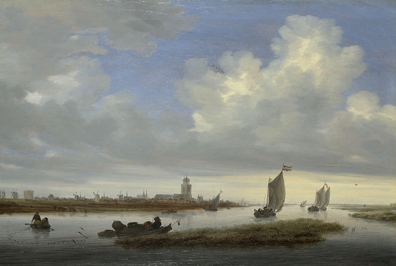 >A View of Deventer seen from the North-West, Salomon van Ruysdael