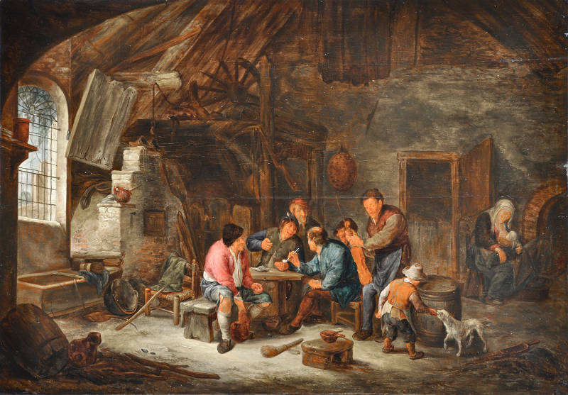 Tavern Scene, Attributed to  Richard Brakenburgh