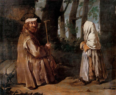 Two Beggars in a Wood, Giacomo Ceruti (known as Pitocchetto)